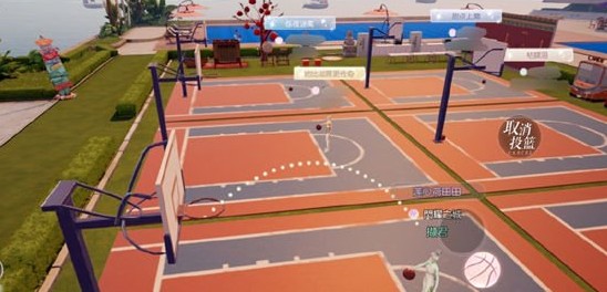 以闪亮之名家园投篮在哪 家园投篮位置一览 第2张