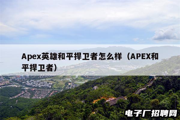 Apex英雄和平捍卫者怎么样（APEX和平捍卫者）