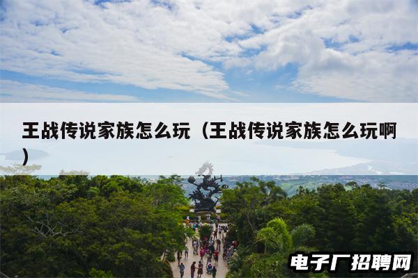 王战传说家族怎么玩（王战传说家族怎么玩啊）