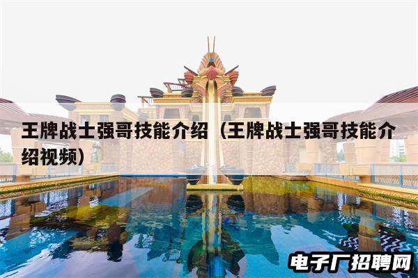 王牌战士强哥技能介绍（王牌战士强哥技能介绍视频）