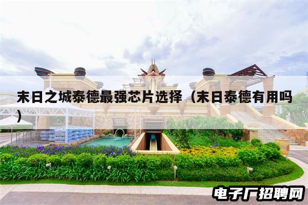 末日之城泰德最强芯片选择（末日泰德有用吗）