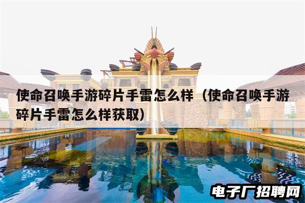 使命召唤手游碎片手雷怎么样(使命召唤手游碎片手雷怎么样获取) 使命召唤手游碎片手雷怎么样(使命召唤手游碎片手雷怎么样获取)