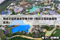 明日之后武器属性哪个好（明日之后武器属性选择）