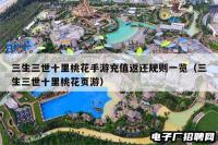 三生三世十里桃花手游充值返还规则一览（三生三世十里桃花页游）