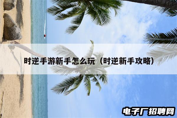 时逆手游新手怎么玩（时逆新手攻略）