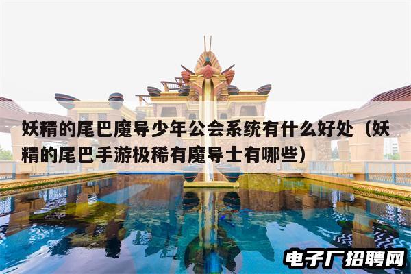 妖精的尾巴魔导少年公会系统有什么好处（妖精的尾巴手游极稀有魔导士有哪些）